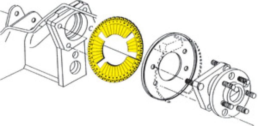 SPECIALTY PRODUCTS COMPANY 75600 DUAL ANGLE SHIM (YELLOW)