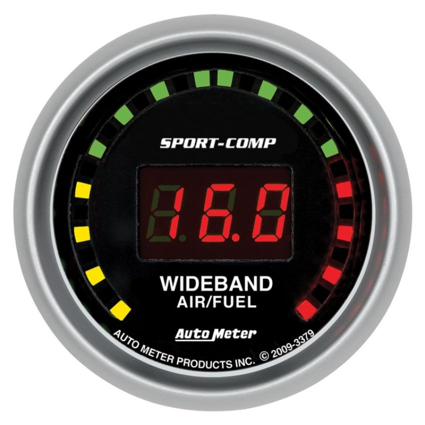AutoMeter 3379 GAUGE, AIR/FUEL RATIO-WIDEBAND, STREET, 2 1/16