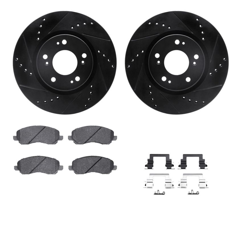 Dynamic Friction 8512-72063 Rotor Kit