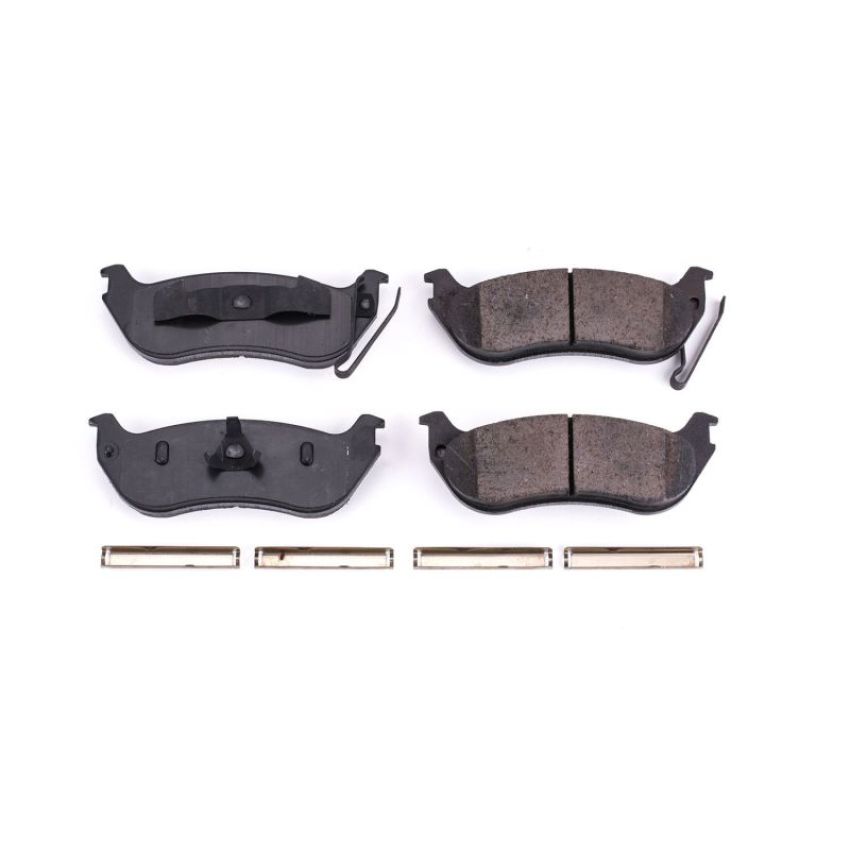 PowerStop 17-1109 PowerStop - Z17 Low-Dust Ceramic Brake Pads with Hardware
