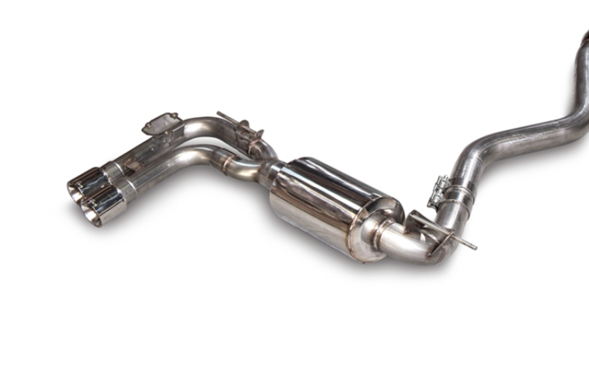 AWE Tuning 3010-43036 BMW F3X N20/N26 328i/428i Touring Edition Exhaust Quad Outlet - 80mm Diamond Black Tips