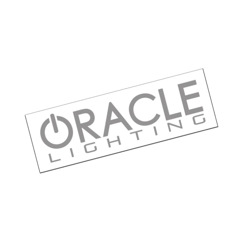 Oracle Decal 12in - Reflected Silver