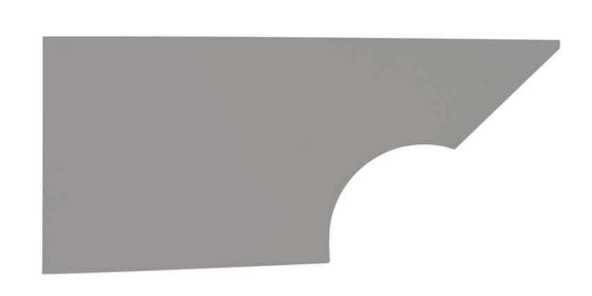 FIVESTAR FIV34001-27351-GR Qtr Panel High Impact Plastic Gray Right