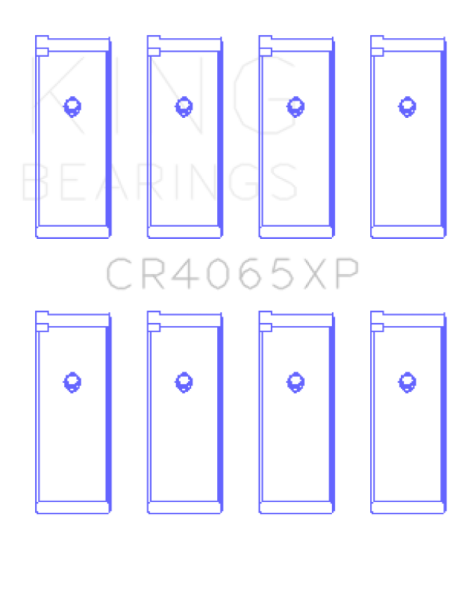 King Nissan KA-24DE (Size 0.25 Oversized) Performance Rod Bearing Set
