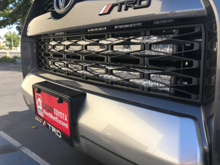 Cali Raised LED CR2476 Cali Raised 14-24 Toyota 4Runner 32In Hidden Grille LED Light Bar Brackets - Combo No Bar Light