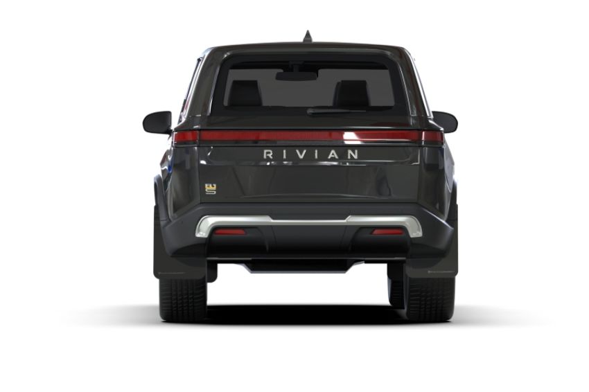 Rally Armor MF108-UR-BLK-MBK Black Mud Flap/Metallic Black Logo