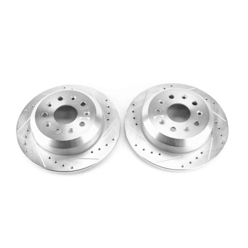 PowerStop AR8389XPR PowerStop Evolution Performance Drilled, Slotted & Plated Brake Rotor Pair