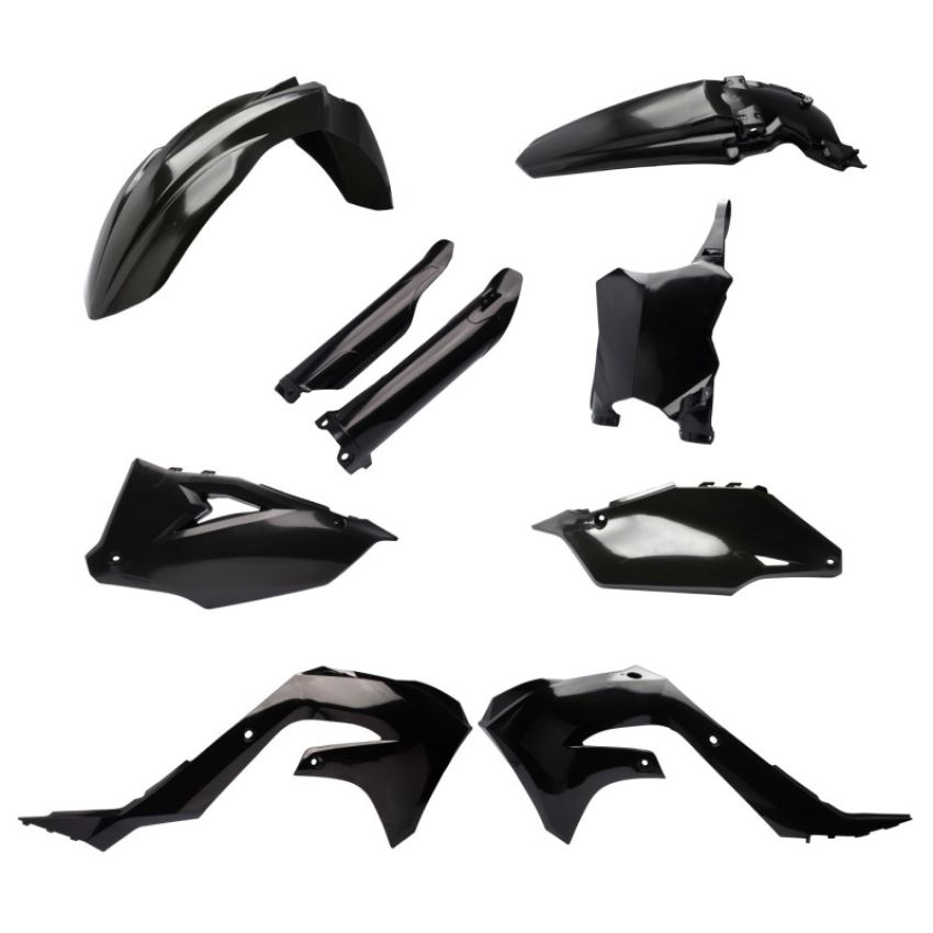 Cycra 1CYC-9325-12 21-23 Kawasaki KX450X Powerflow Body Kit - Black