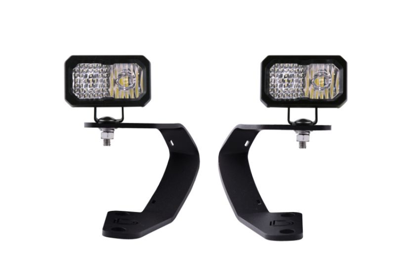 Diode Dynamics DD6752 10-21 Toyota 4Runner Stage Series 2in LED Ditch Light Kit - Pro White Combo