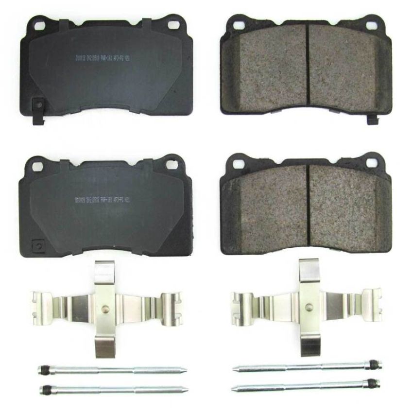 PowerStop 17-1001B PowerStop - Z17 Low-Dust Ceramic Brake Pads with Hardware