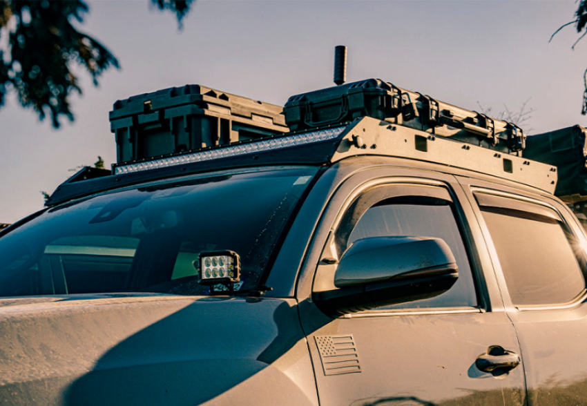 Cali Raised LED CR2756 Cali Raised 05-23 Toyota Tacoma Premium Roof Rack - No Front Light Bar / No Switch / Light Kit