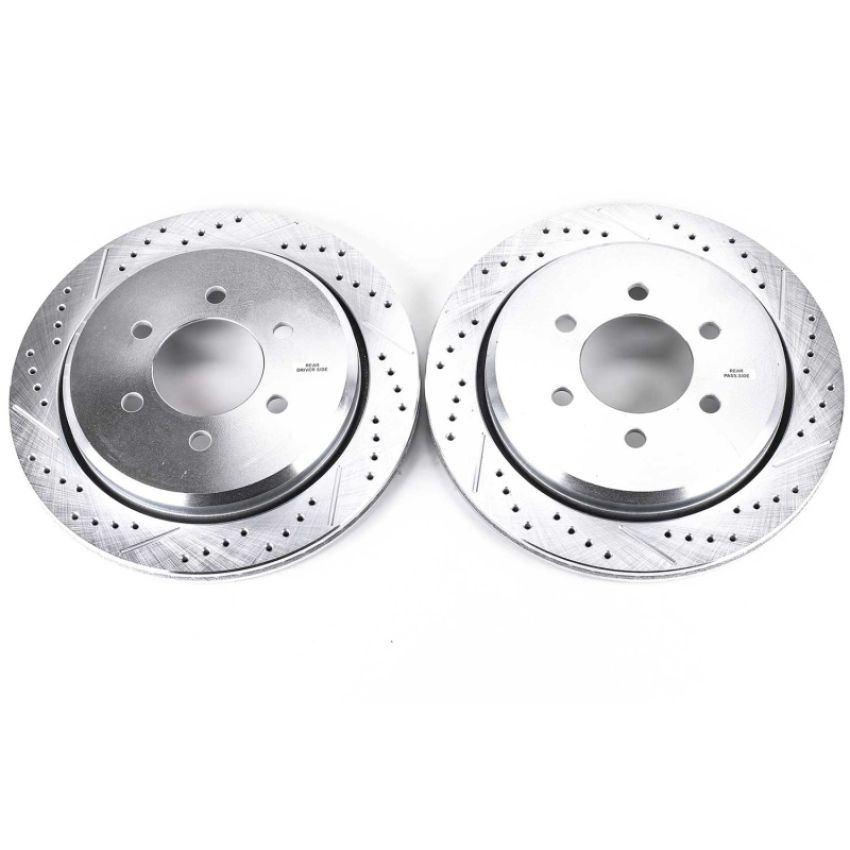 PowerStop AR8591XPR PowerStop Evolution Performance Drilled, Slotted & Plated Brake Rotor Pair