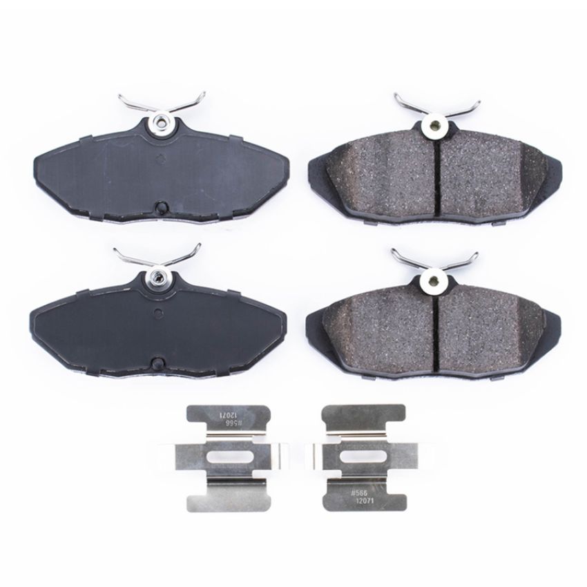 PowerStop 17-599 PowerStop - Z17 Low-Dust Ceramic Brake Pads with Hardware