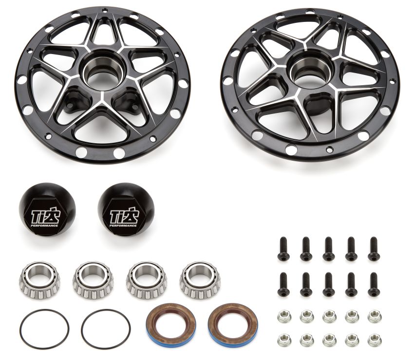 Ti22 PERFORMANCE TIP2800 Direct Mount Front Hubs Forged Black