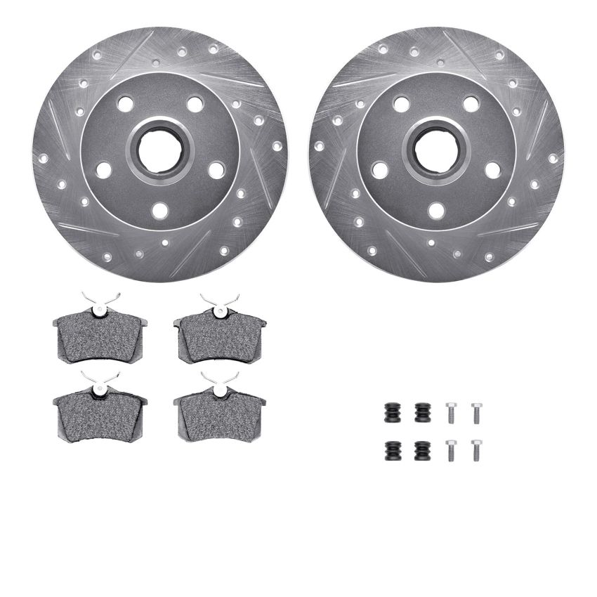 Dynamic Friction 7512-74015 Rotor Kit