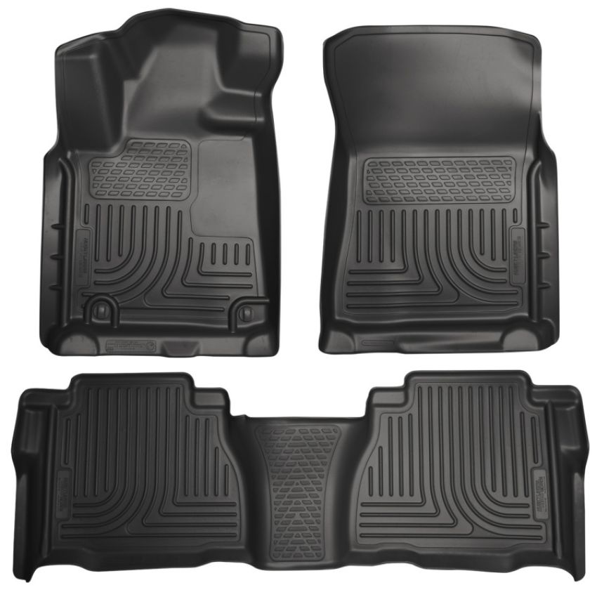 HUSKY LINERS HSK98581 07-11 Tundra CrewMax Floor Liners Black