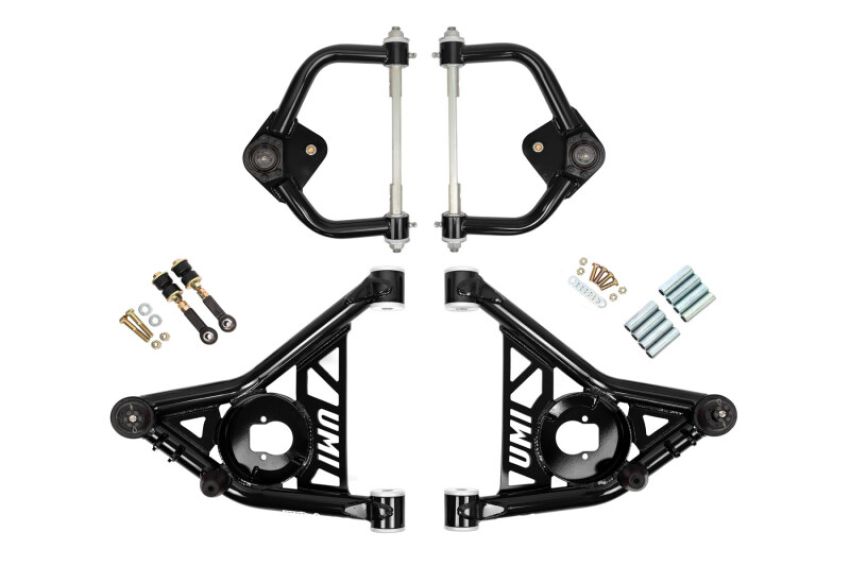 UMI Performance 265253-1-B 70-81 GM F-Body Front A-arm Kit Delrin Bushings Tall Ball Joints