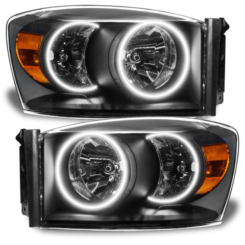 Oracle Lighting 8187-001 SMD Pre-Assembled Headlights, Black, White