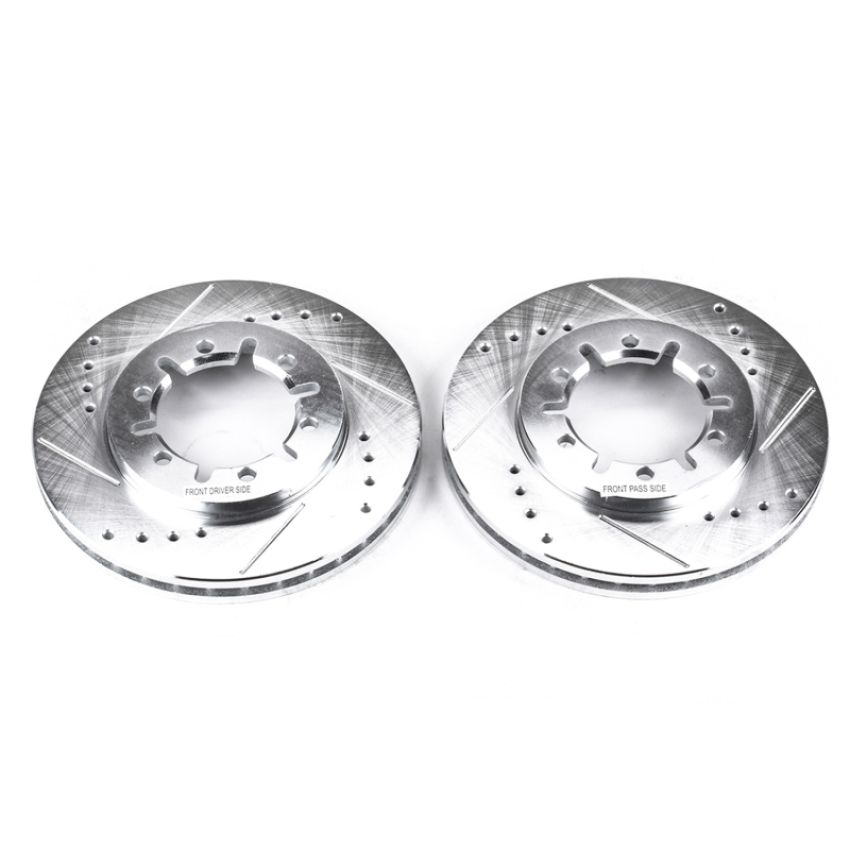 PowerStop JBR915XPR PowerStop Evolution Performance Drilled, Slotted & Plated Brake Rotor Pair