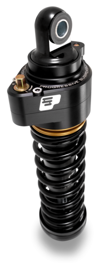Progressive 944-4019UL-QPS Harley Ultra Low-QPS 944 Series Shocks, 12.5in, 11in Ride Height Heavy Duty - Black / G