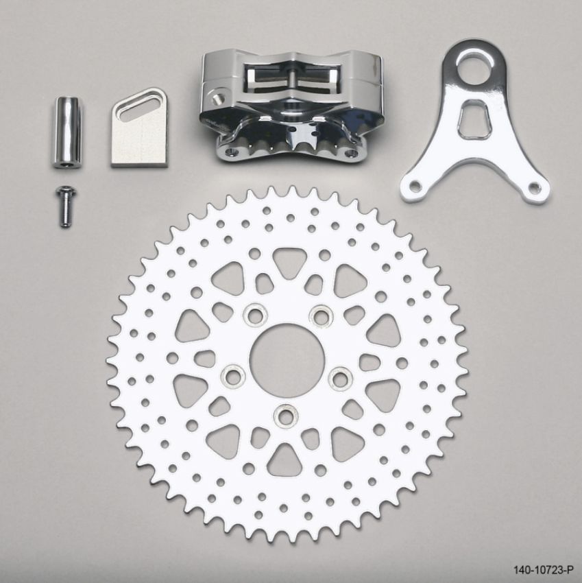 Wilwood 140-10723-P Brake Kit GP310 L/H Sprocket Rear Polish 51 Tooth