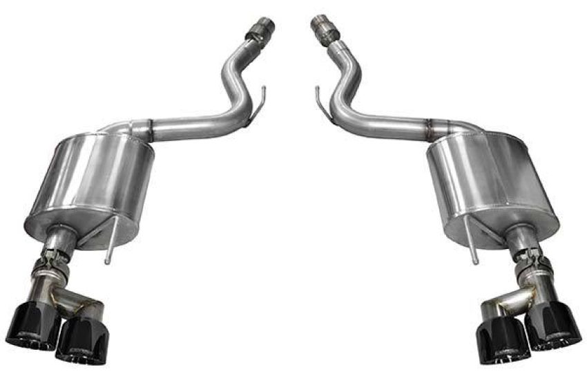 CORSA Performance 14784BLK Corsa 2017-2024 Chevrolet Camaro SS 6.2L V8 2.75in Black Xtreme Axle-Back Exhaust