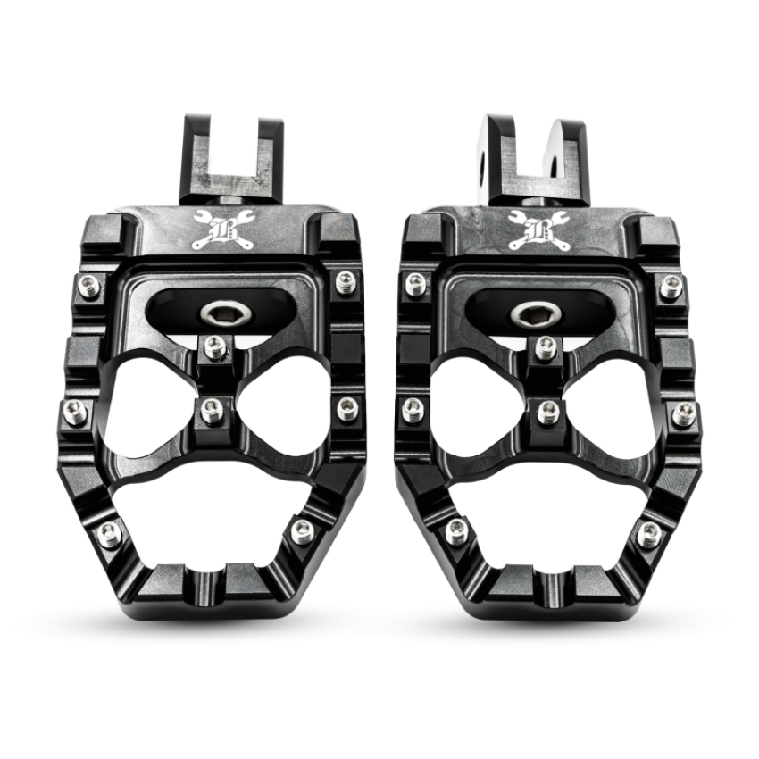 Burly Brand B13-1016B 18-24 M8 Softail MX-Evolution Pegs - Black
