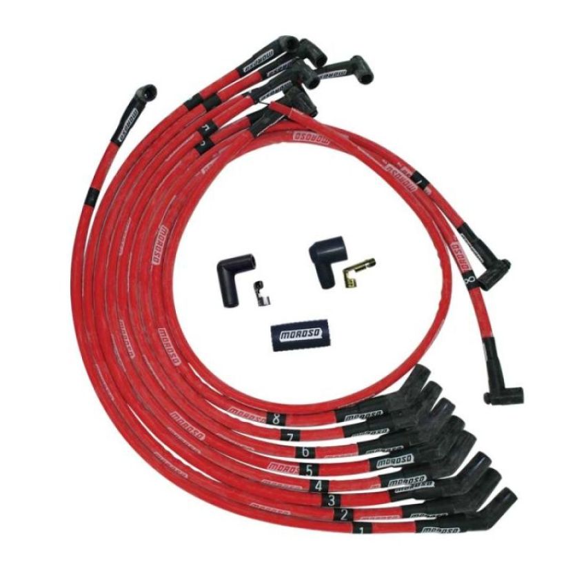 MOROSO MOR52572 Ultra Plug Wire Set SBF 351W Red