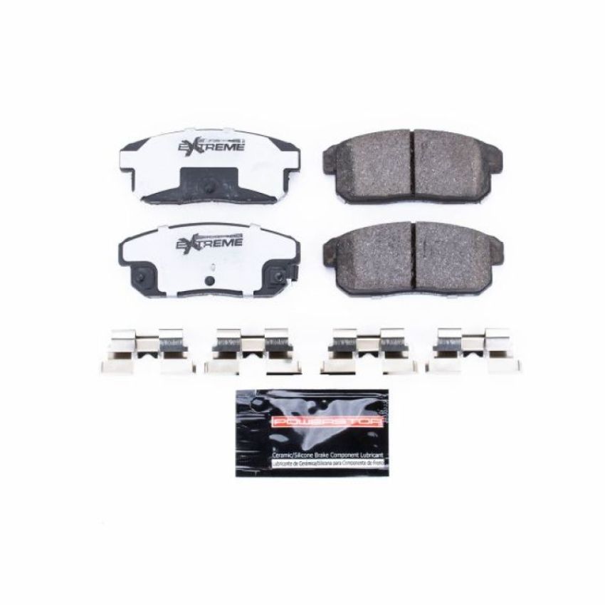PowerStop Z26-900 PowerStop - Z26 Performance Carbon-Fiber Ceramic Brake Pads with Hardware Kit