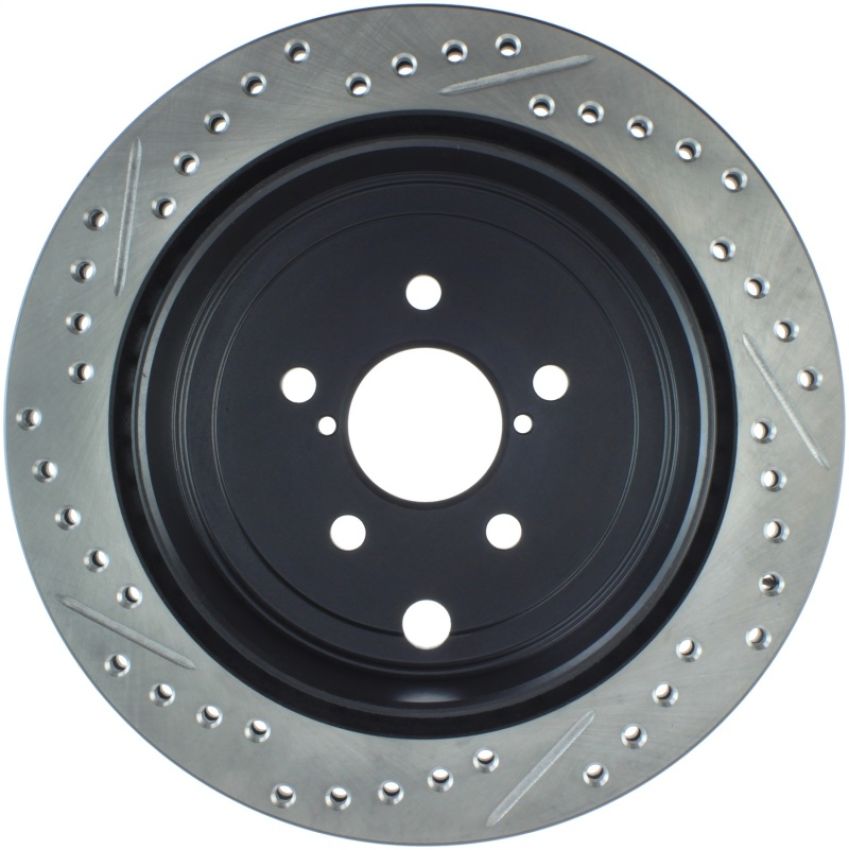Stoptech 127.47031L Slotted & Drilled Sport Brake Rotor