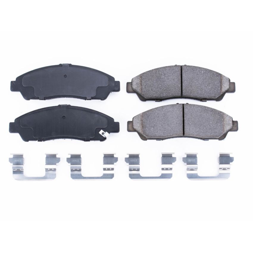 PowerStop 17-1378 PowerStop - Z17 Low-Dust Ceramic Brake Pads with Hardware