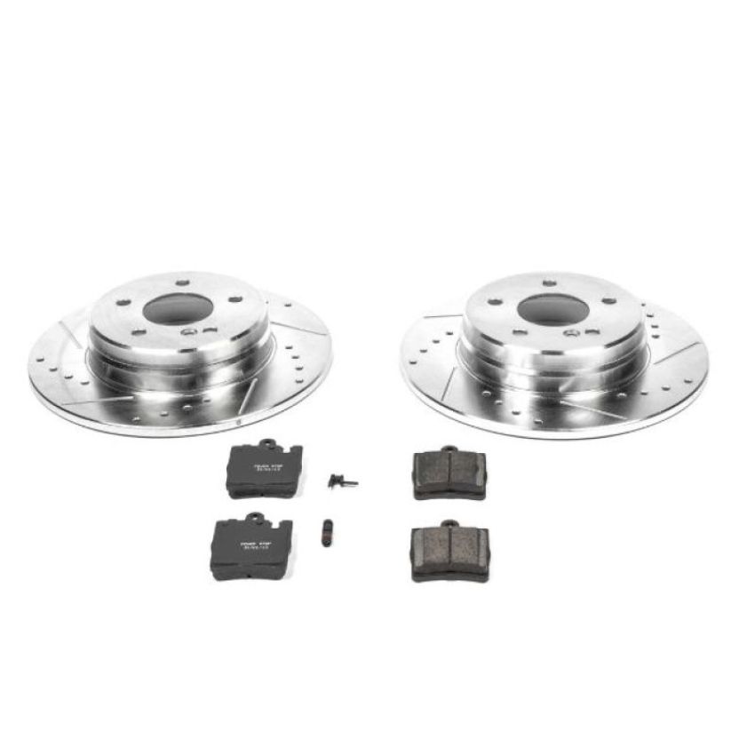 PowerStop K621 Z23 Daily Driver Carbon-Fiber Ceramic Brake Pad and Drilled & Slotted Rotor Kit
