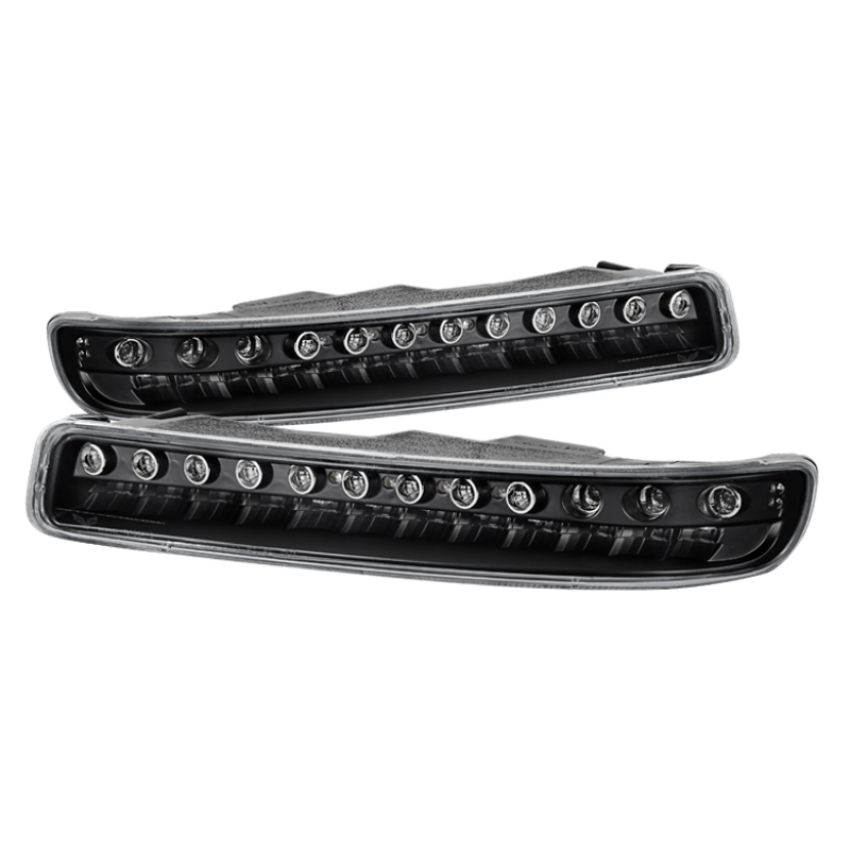 SPYDER 9027147 Xtune GMC Sierra 99-06 Full LED Bumper Lights Black CBL-JH-GS99-LED-BK
