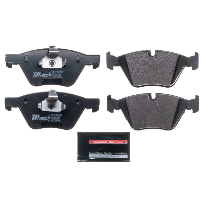 PowerStop ESP1132 EuroStop ECE-R90 Certified Brake Pad Set