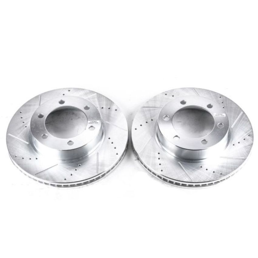 PowerStop JBR935XPR PowerStop Evolution Performance Drilled, Slotted & Plated Brake Rotor Pair