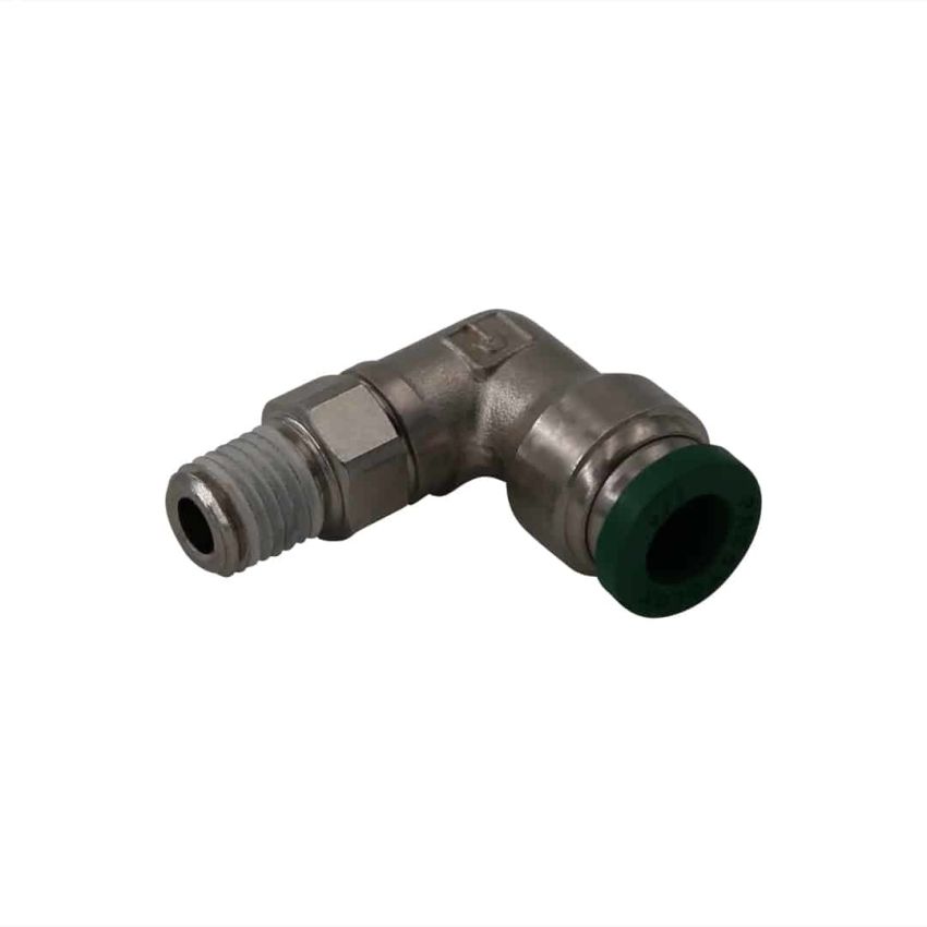 AEROMOTIVE AFS15600 Adapter Fitting 1/16npt to 1/4 Tube 90-Degree