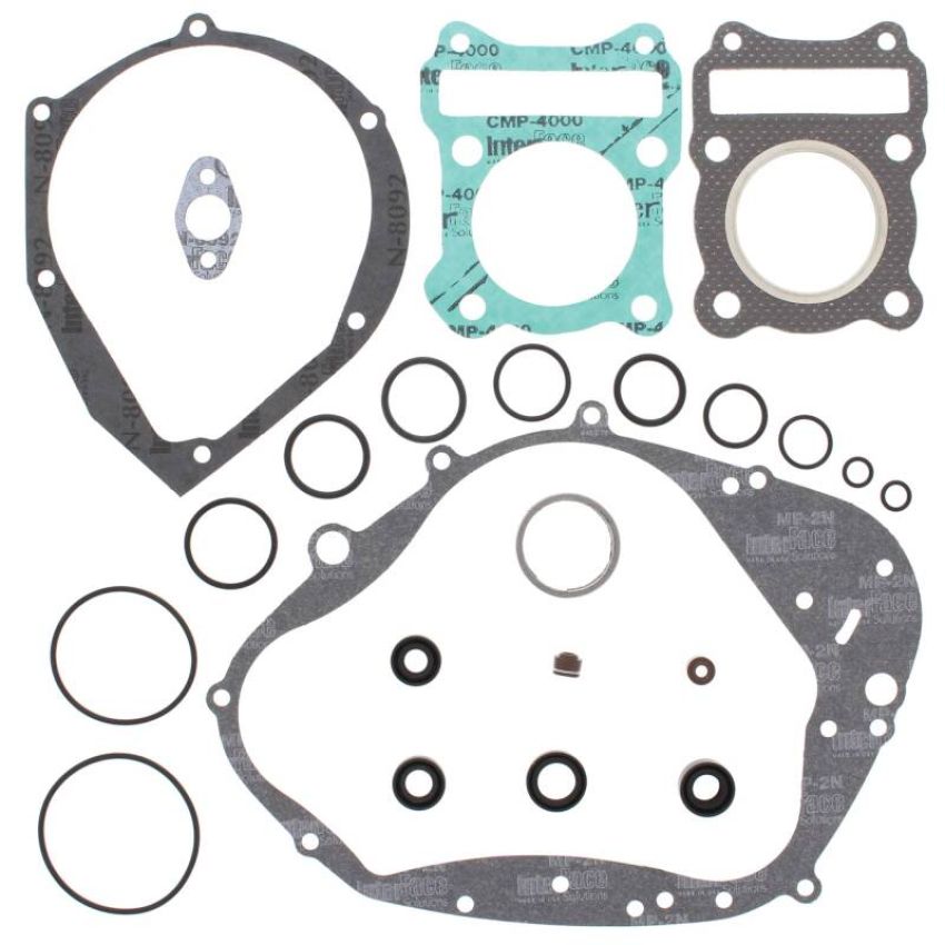 Vertex Pistons 811530 Vertex Gaskets 83-90 Suzuki DR100 Complete Gasket Kit w/ Oil Seals