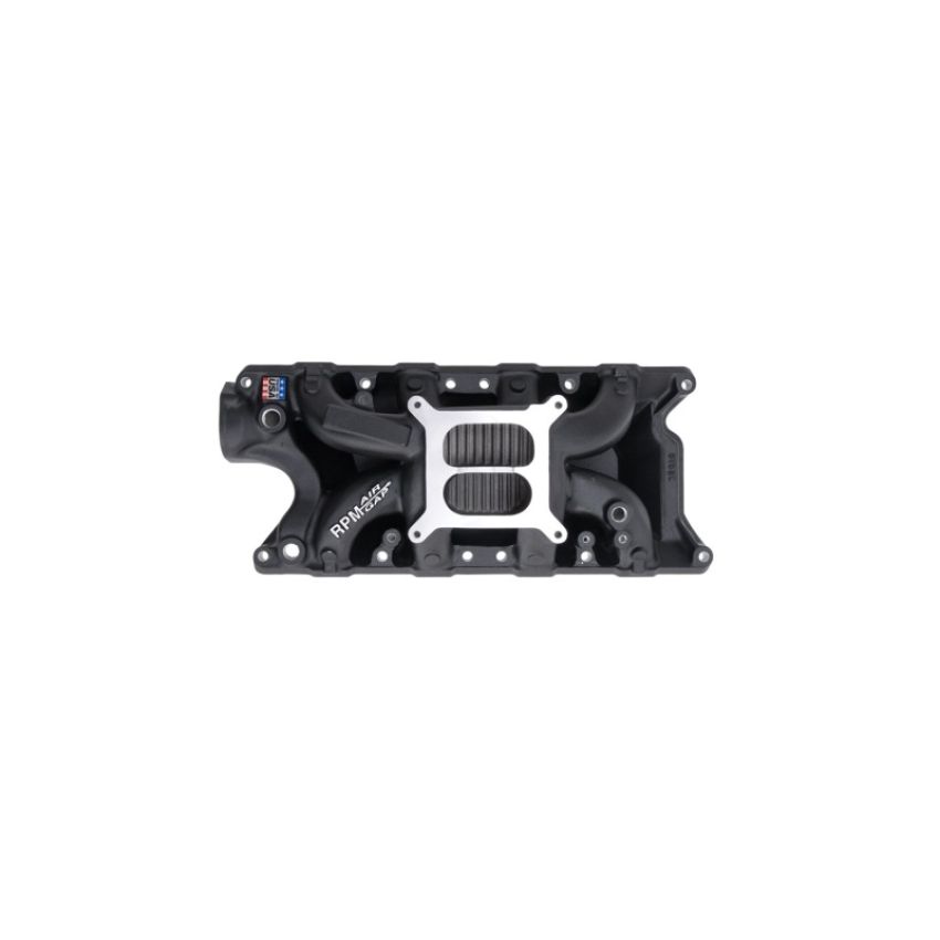 EDELBROCK EDE75213 SBF Performer RPM A/G Manifold - Black Finish