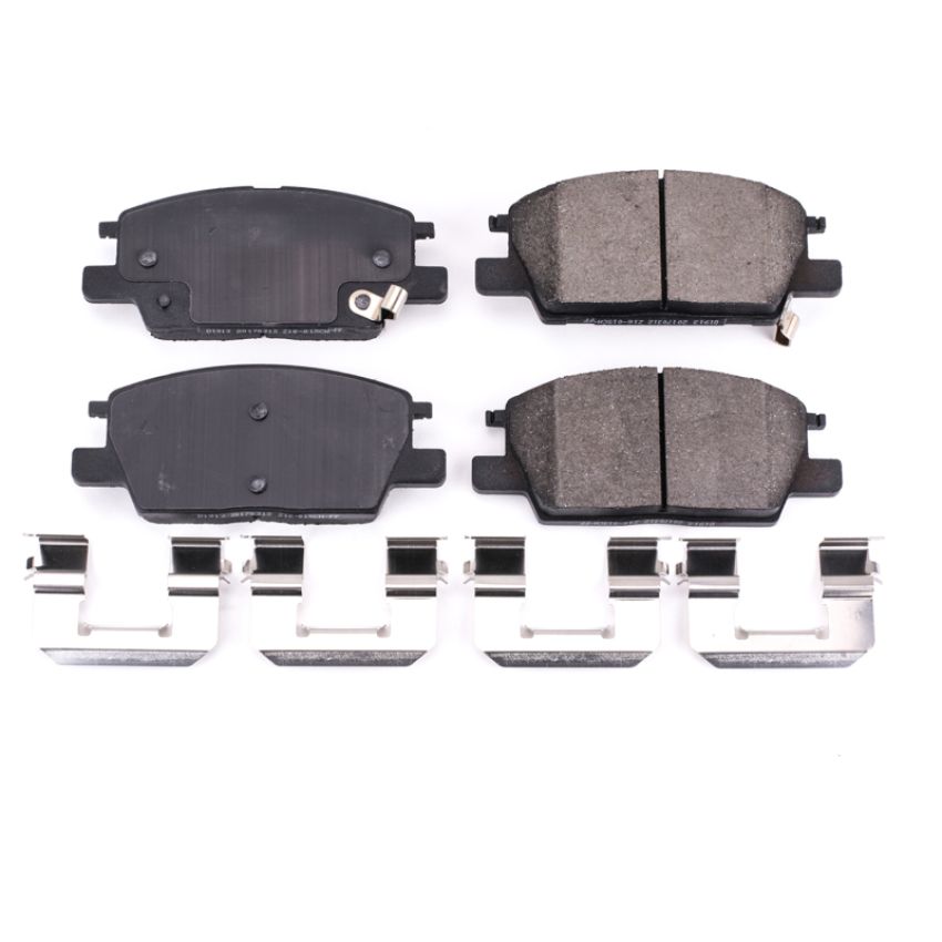PowerStop 17-1913 PowerStop - Z17 Low-Dust Ceramic Brake Pads with Hardware