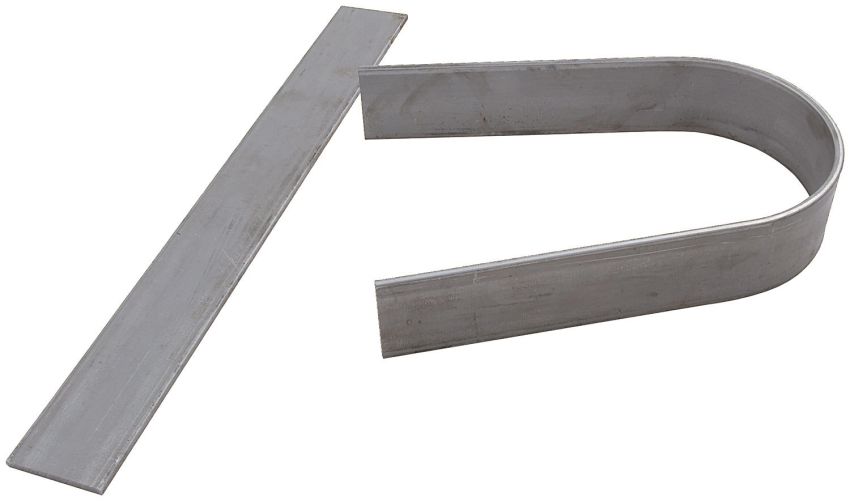 ALLSTAR PERFORMANCE ALL69004 Driveshaft Loop 3/16in Flat Steel Unwelded 2pcs
