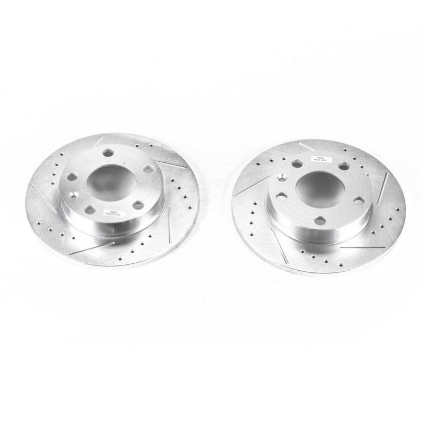 PowerStop EBR655XPR PowerStop Evolution Performance Drilled, Slotted & Plated Brake Rotor Pair