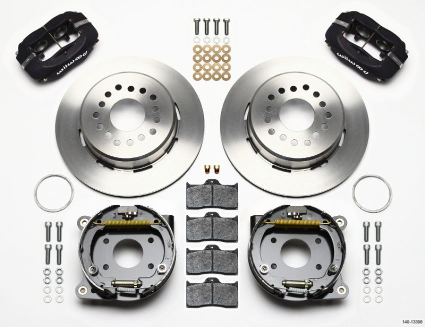 Wilwood 140-13398 Forged Dynalite P/S Park Brake Kit AMC 71-74 2.60in Offset