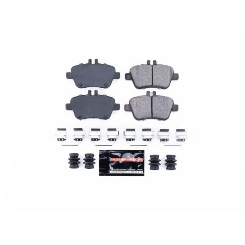PowerStop Z23-1646 PowerStop - Z23 Daily Driver Carbon-Fiber Ceramic Brake Pads with Hardware Kit