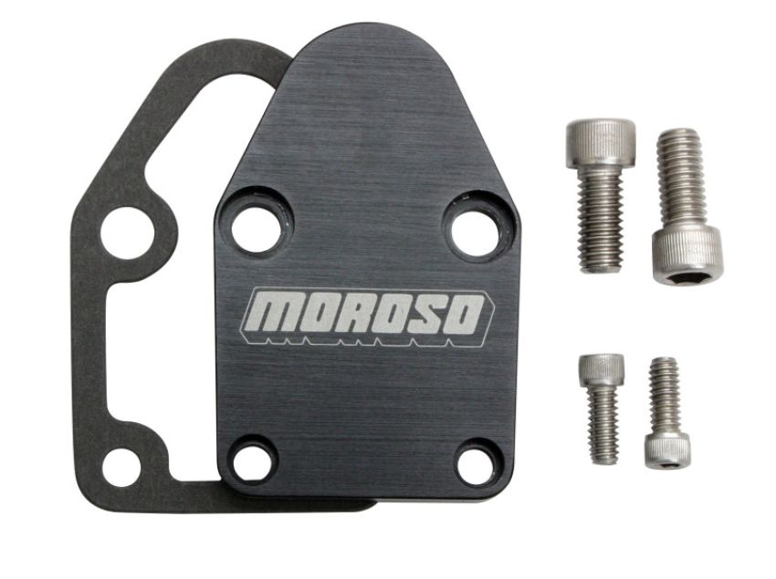 MOROSO MOR65395 Fuel Pump Plate - Billet SBC