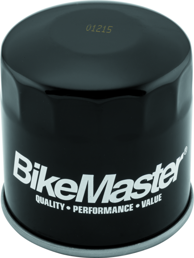 BikeMaster 171601 BMW BM-163 Oil Filter - Black