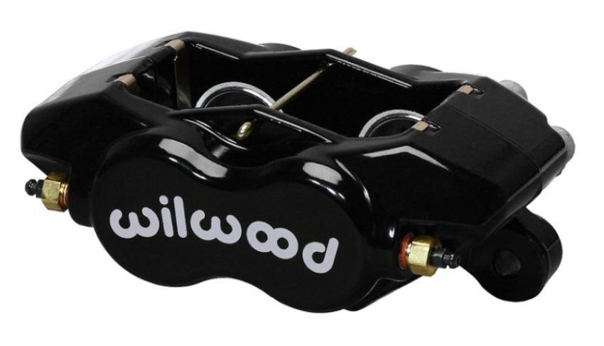 Wilwood 120-14932-BK Caliper-Forged DynaliteI-Black 1.12in Pistons .81in Disc