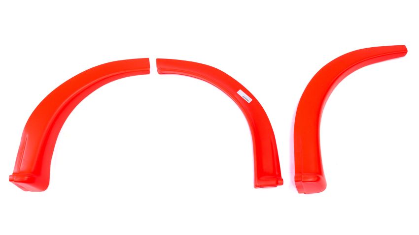 FIVESTAR FIV007-261-FRR MD3 Wheel Flares Dirt Fluorescent Red Right