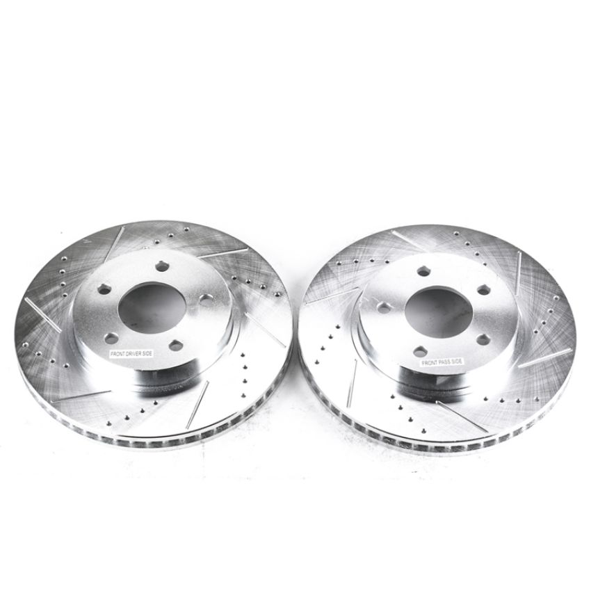 PowerStop AR8271XPR PowerStop Evolution Performance Drilled, Slotted & Plated Brake Rotor Pair
