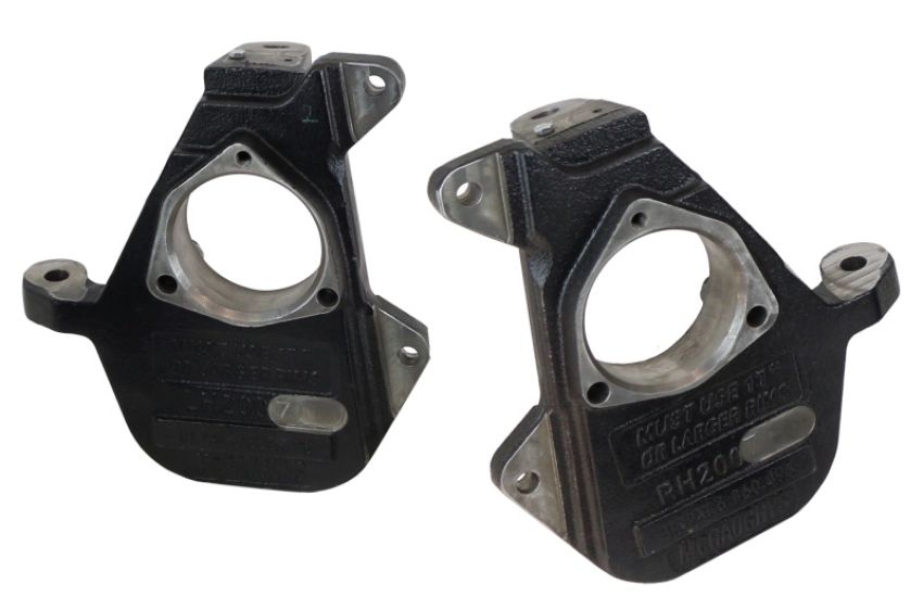 Ridetech 11719300 14-18 Silverado 1500 2in Drop Spindles for OE Stamped Steel or Alum. Arms