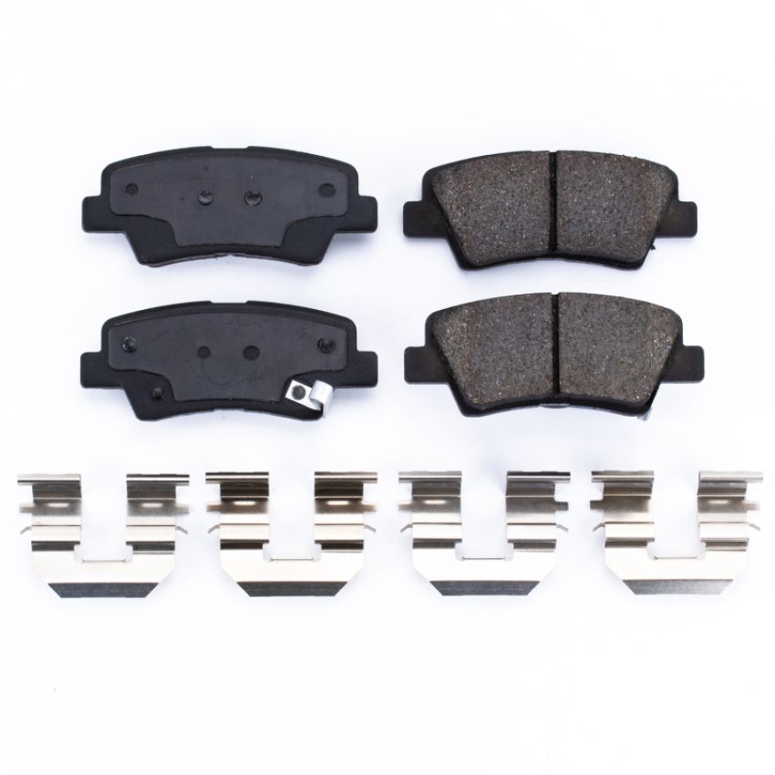 PowerStop 17-1446 PowerStop - Z17 Low-Dust Ceramic Brake Pads with Hardware